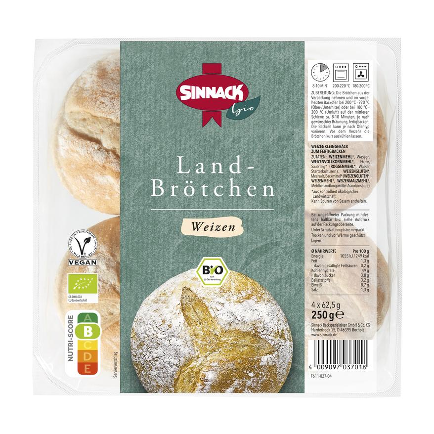 Frische Brötchen aus biologischen Zutaten, frei von künstlichen Zusatzstoffen und nachhaltig produziert